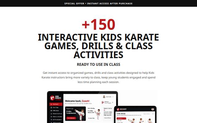 Startseite von 300+ Kids Karate Games, Drills &amp; Class Activities