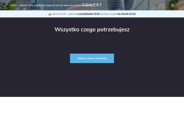 Startseite von Comert – Comert