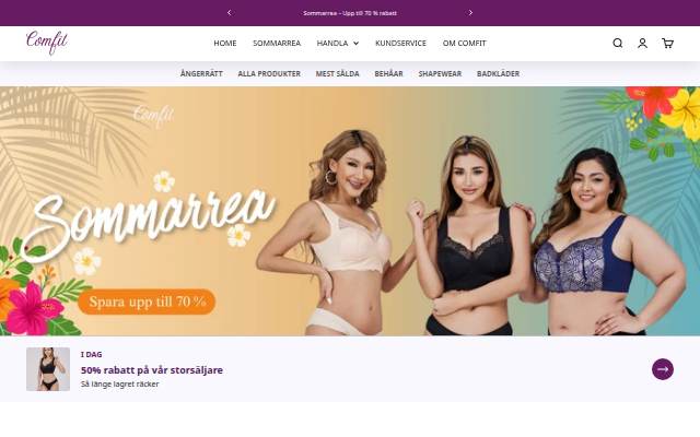 Comfit SE storefront
