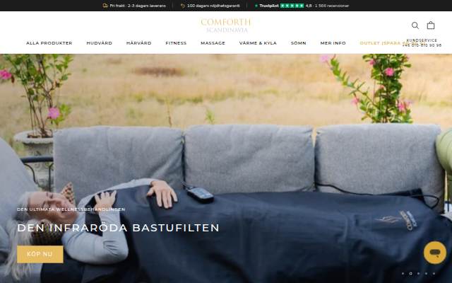 Comforth SE storefront
