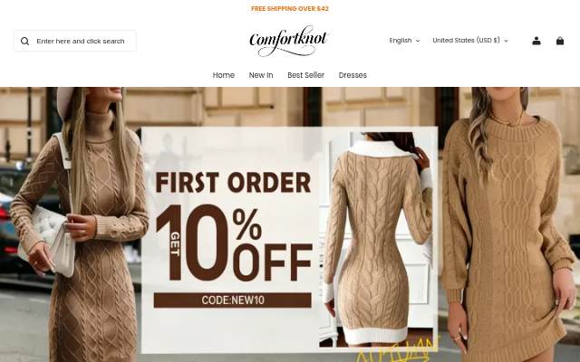 comfortknot storefront
