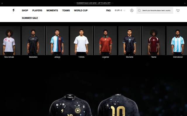 Comma Football storefront