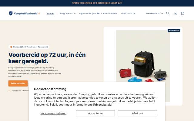 CompleetVoorbereid.nl storefront