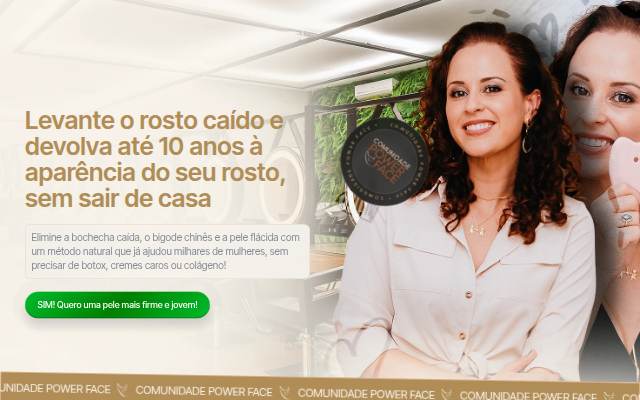 Startseite von Comunidade Power Face