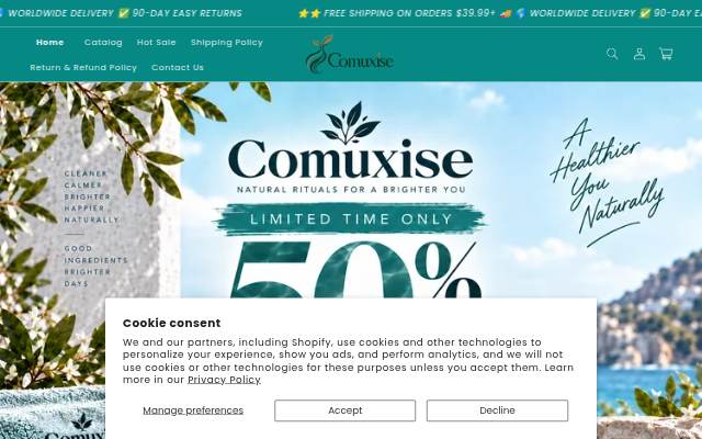 Comuxise storefront