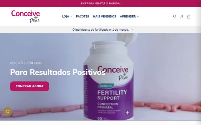 Conceive Plus® Europe storefront