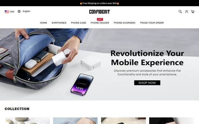 CONFIDEINT storefront