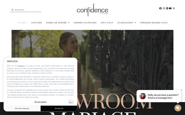 Confidence Mariage storefront