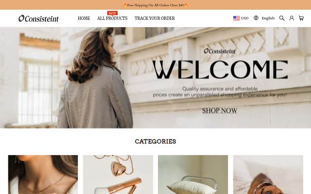 CONSISTEINT storefront