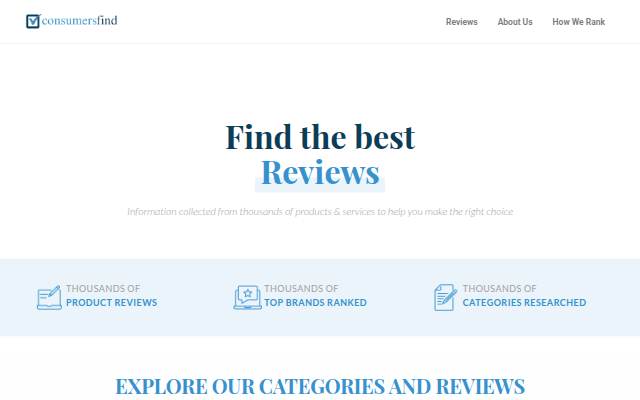 Consumers Find storefront