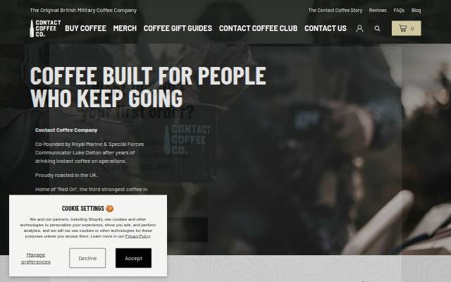Contact Coffee Company Ltd. storefront