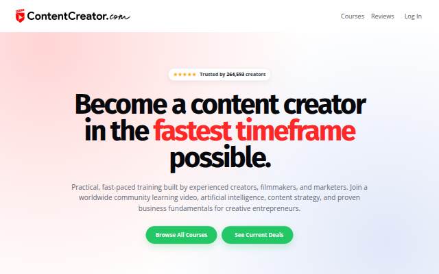 Escaparate de Become a Content Creator