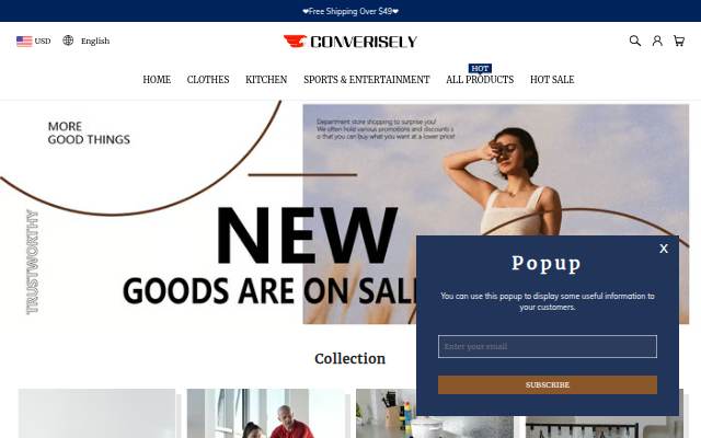 converisely storefront