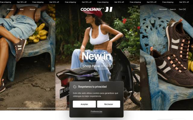 Coolway EU storefront