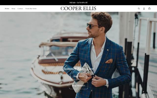 Cooper Ellis storefront