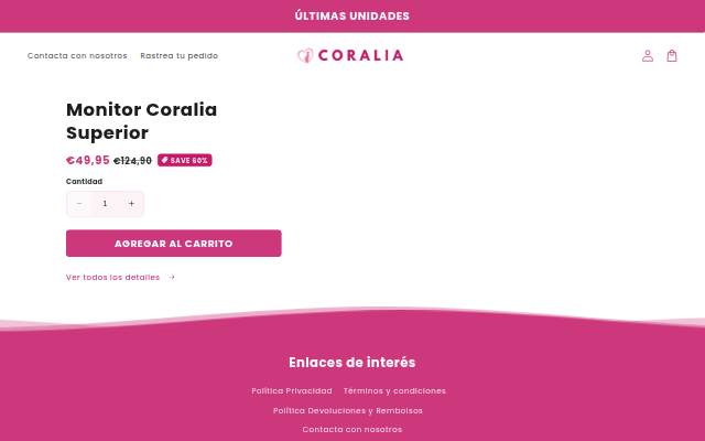 Coralia storefront