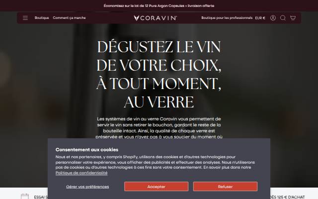 Montra da Coravin EU