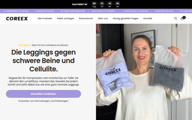 COREEX storefront
