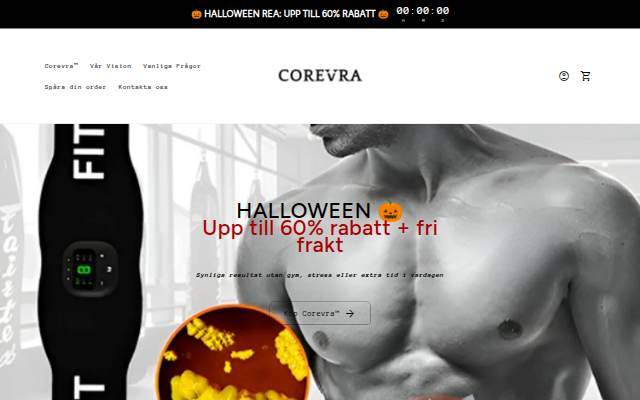 Corevra storefront