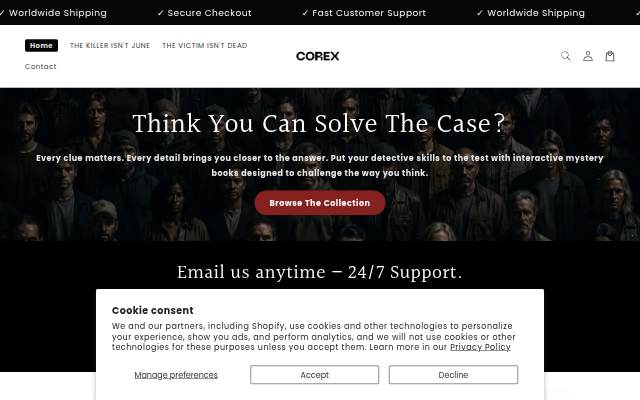 COREX storefront
