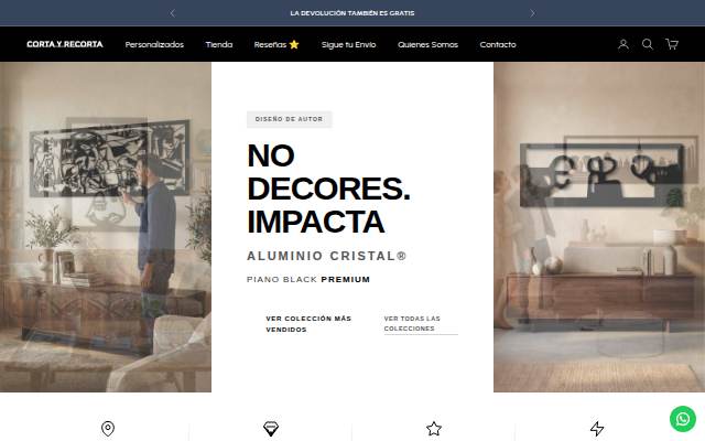 CORTAYRECORTA.ES storefront