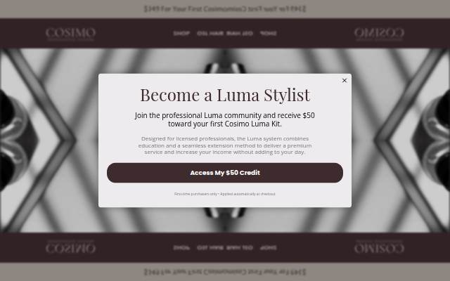 Cosimo Beauty storefront