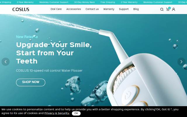 COSLUS storefront