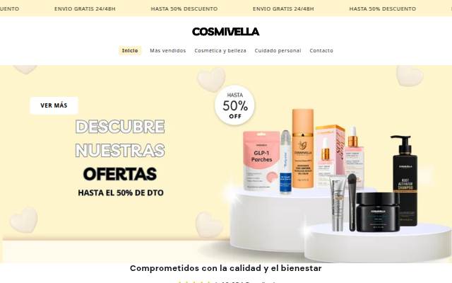 cosmivella.com storefront