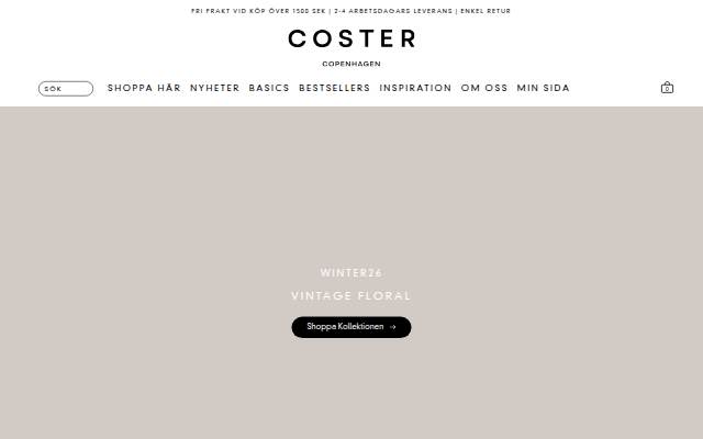 Startseite von costercopenhagen.se
