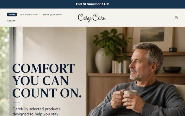 Cosy Care storefront