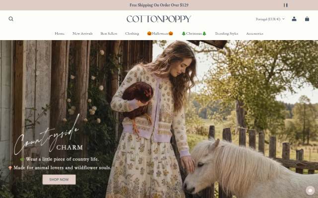 CottonPoppy storefront