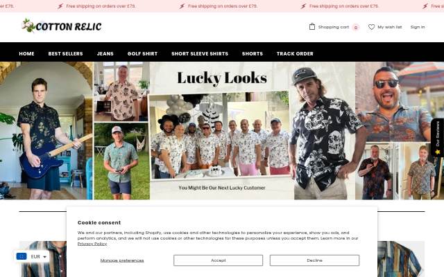Cotton Relic storefront