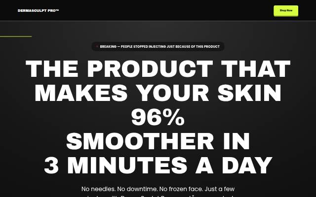DermaSculpt Pro — Look Fresh. Not Frozen. storefront