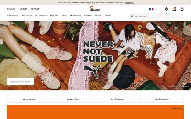 Courir storefront