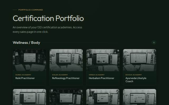 Certification Thib Pages storefront