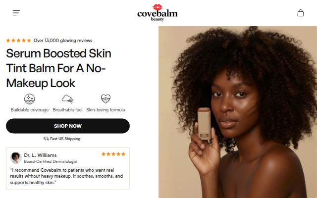 CoveBalm storefront
