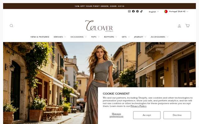 Coveclover storefront