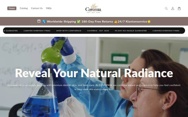 Covernia storefront