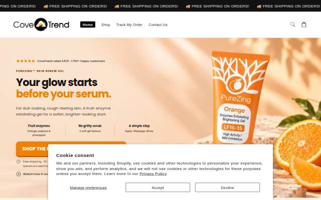 CoveTrend storefront