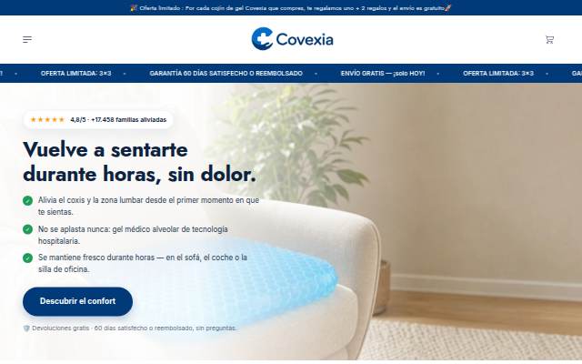 Covexia storefront