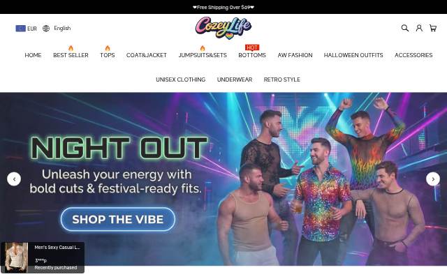 CozeyLife storefront