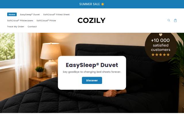 Cozily Shop storefront