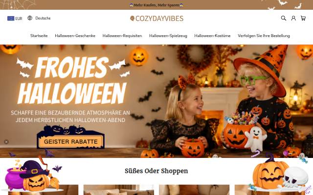 COZYDAYVIBES storefront