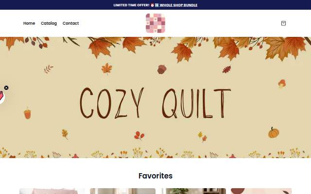 Cozy Quilt Co storefront