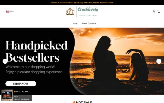 Cracklively storefront