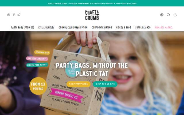Craft &amp; Crumb storefront
