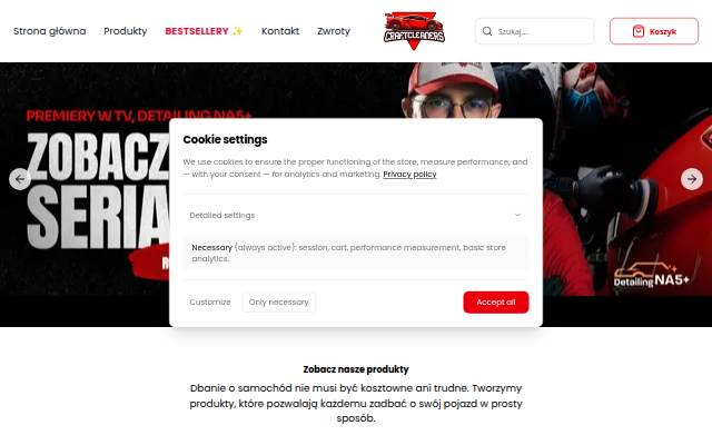 CraftCleaners – Skuteczna chemia samochodowa do ochrony i pielęgnacji auta storefront