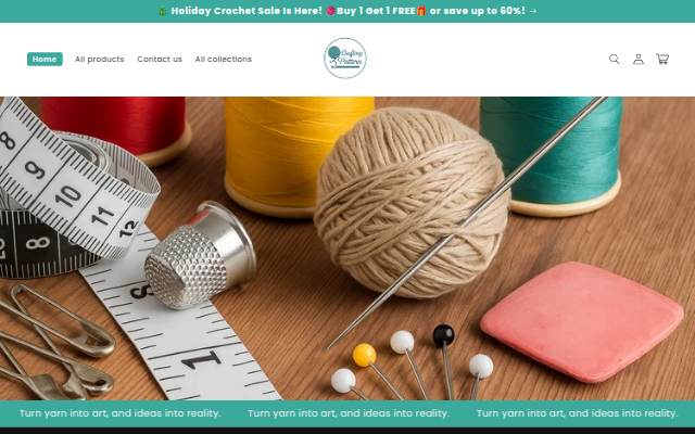 Crafting Pattern storefront