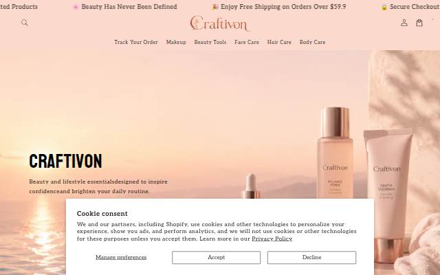 Craftivon storefront