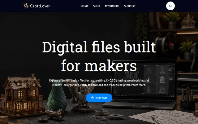 CraftLover storefront